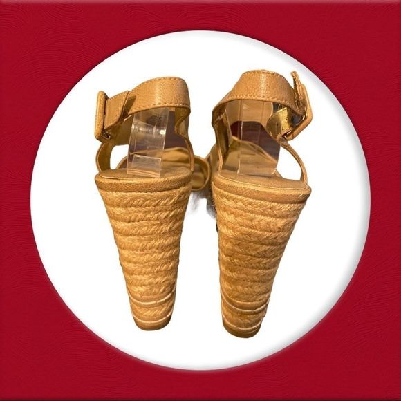 Charles David Espadrille Wedge Sandals 9 - Picture 4 of 5